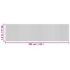 vidaXL Tepih pravokutni prirodni 80 x 300 cm od bambusa