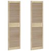 vidaXL Ormarna vrata s vratima 2 pcs Prirodna 170 x 2,1 x 49,5 cm