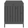 vidaXL Vrtna kutija za pohranu siva 115x49x60 cm od masivne borovine