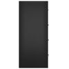 vidaXL Komoda s 4 ladice 60 x 30,5 x 71 cm crna