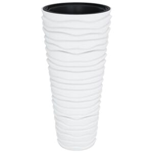 vidaXL žardinjera s uklonjivom unutarnjom bijelom 18/45 L PP