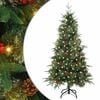 vidaXL Umjetno božićno drvce s nogom s stalakom Zelena 150 cm PE i PVC