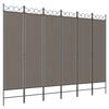 vidaXL Sobna pregrada s 6 panela antracit 240x200 cm od tkanine