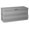 vidaXL Vrtna kutija za pohranu siva 117 x 45 x 56 cm