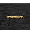 vidaXL Noćni ormar s ladicama 2 pcs Crni hrast 40 x 35 x 47,5 cm