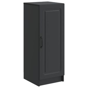 vidaXL Kreveta Crna 33 x 34,5 x 87 cm Konstruirano drvo