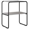 vidaXL Konzolna stolica Siva Sonoma 80 x 42,5 x 70 cm