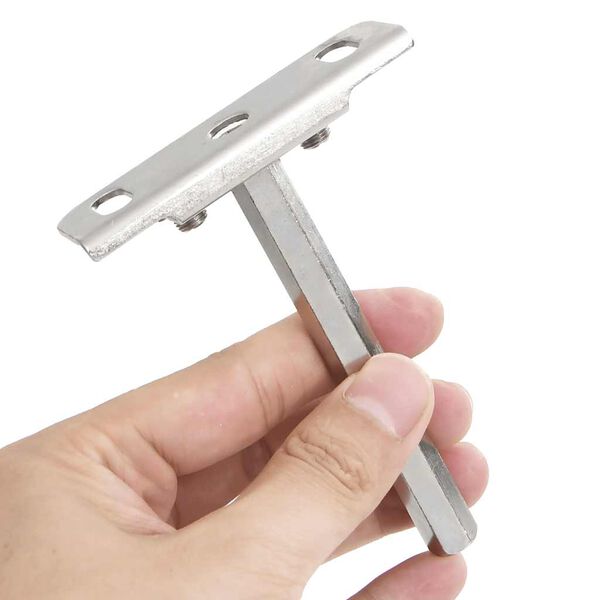 vidaXL Plutajući nosači za police 12 kom nevidljivi ugljični čelik