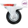 vidaXL Okretni kotačići 32 kom 100 mm