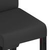 vidaXL Blagovaonske stolice od umjetne kože 2 kom crne