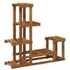 vidaXL Stalak za biljke Prirodna 93,5 x 25 x 91,5 cm