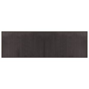 vidaXL Pravokutni tepih tamnosmeđi 60x200 cm bambus