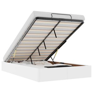 vidaXL Okvir kreveta bez madraca bijeli 120x190 cm od umjetne kože