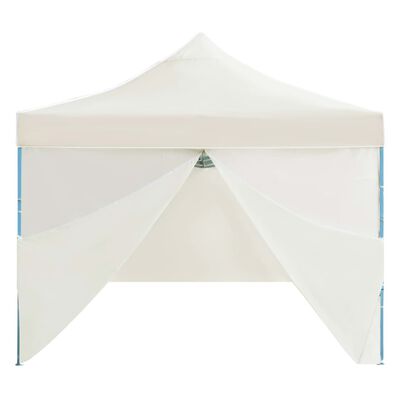 vidaXL Sklopivi šator za zabave s 8 bočnih zidova 3 x 9 m krem
