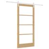 vidaXL Klizna vrata ORKDAL Prirodna 93 x 202 cm