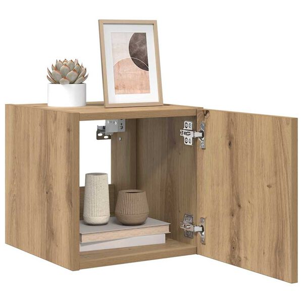 vidaXL TV zidni ormar Zidne Umjetnička hrastovina 30,5 x 35 x 30 cm