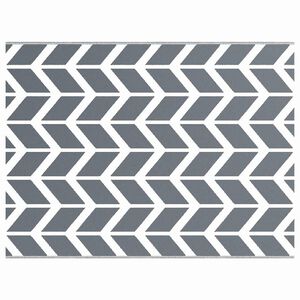 vidaXL Vanjski tepih ARAKIL Siva 300 x 400 cm PP