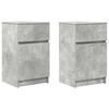 vidaXL Noćni ormarići 2 kom beton sivi 39x35x65 cm Konstruirano drvo