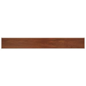 vidaXL Prozorska klupčica Smeđe drvo 100 x 10 x 4,5 cm PVC