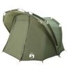 vidaXL Šator za ribolov za 4 osobe maslinastozeleni vodootporni