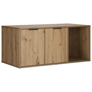 vidaXL Namje&scaron;taj za kavez za mačke Hrast artisan 100 x 49 x 45 cm
