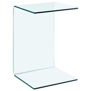 vidaXL Bočni stolić 40 x 40 x 60 cm od kaljenog stakla