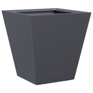 vidaXL Vrtna sadilica antracit 30x30x30 cm čelična
