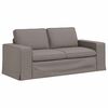 vidaXL Sofa 2 pcs Sivo-smeđa 182 x 80 x 82 cm tkanina
