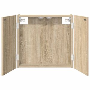vidaXL Kabinet za mete Hrast sonoma 56 x 12 x 53,5 cm