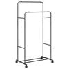vidaXL Stalak za odjeću Jednobojno Crna 80 x 53 x 156 cm