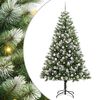 vidaXL Umjetno Božićno drvce s pokrivačem snijega 300 LED lampica