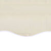 vidaXL Platno za tendu krem 4 x 3 m (okvir nije uključen)