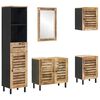 vidaXL Set ormarića za kupaonicu 5 kom. Prirodna 38 x 33 x 160 cm