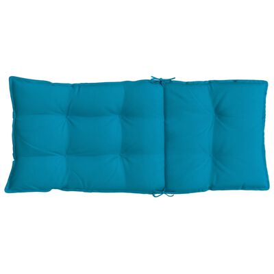 vidaXL Jastuci za stolicu s visokim naslonom 2 kom plavi od tkanine