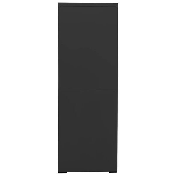 vidaXL Ormarić za spise antracit 90 x 46 x 134 cm čelični