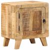 vidaXL Noćni ormarić 40x32x46 cm Puno drvo Grubo Mango