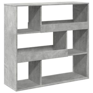 vidaXL Sobna pregrada boja betona 100 x 33 x 94,5 cm konstruirano drvo