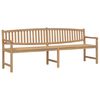vidaXL Vrtna klupa 228 x 59,5 x 90 cm od masivne tikovine