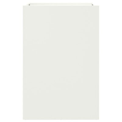 vidaXL Sadilica bijela 52 x 48 x 75 cm od hladno valjanog čelika