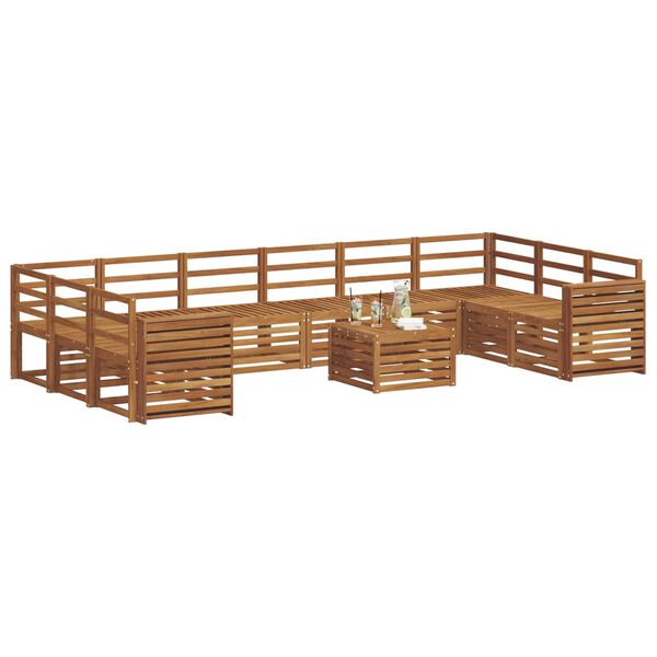 vidaXL Setovi sofa Prirodna Čvrsto drvo akacije