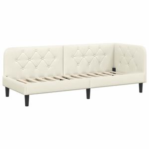 vidaXL Kutni okvir kreveta Krema 80 x 200 cm Bar&scaron;un