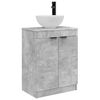 vidaXL Kupaonski umivaonik s sudoperom Betonska siva 54 x 35 x 83 cm
