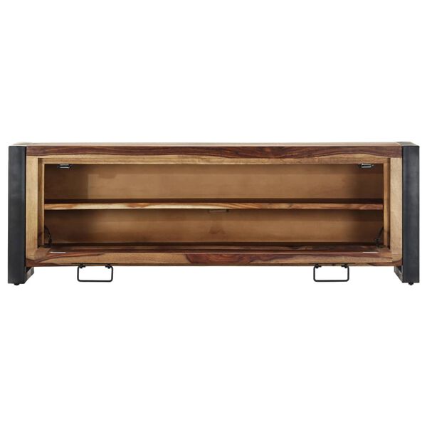 vidaXL Ormarić za cipele od masivnog drva akacije 120 x 35 x 40 cm