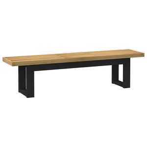 vidaXL Klupa za blagovanje NOAIN 160 x 41 x 45 cm Masivna borovina