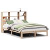 vidaXL Krevet s regalom za knjige bez madraca 150 x 200 cm od borovine