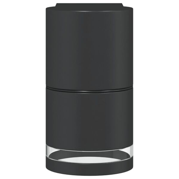 vidaXL Vanjske zidne svjetiljke 2 kom crne od lijevanog aluminija