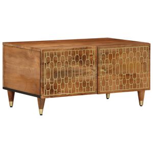 vidaXL Stolić za kavu 80 x 50 x 40 cm od masivnog drva manga