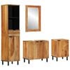 vidaXL Set ormarića za kupaonicu 4 kom. Prirodna 38 x 33 x 160 cm