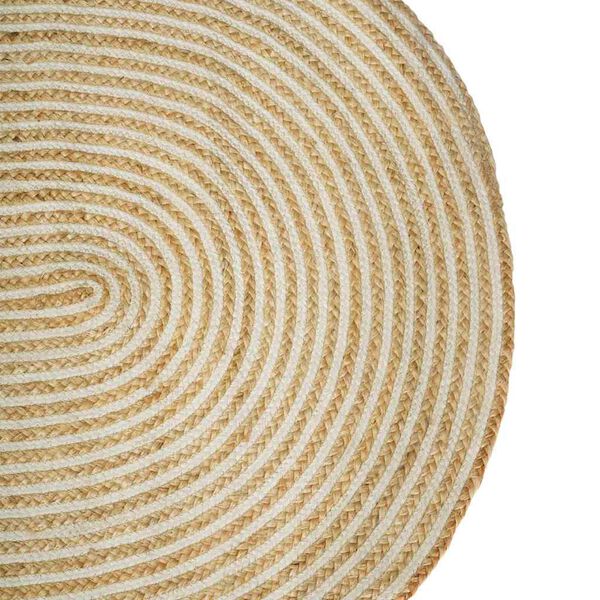 vidaXL Tepih Prirodna i crna 100 x 152 cm Juta