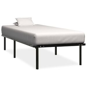 vidaXL Okvir za krevet crni metalni 90 x 200 cm